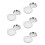 5 Sets Servierplatte , Bratfettfilter, Rundes Netz, Einsatz 6
