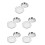 5 Sets Servierplatte , Bratfettfilter, Rundes Netz, Einsatz 7