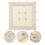 Square Tischdecke Mit Stickblumenmuster Wiederverwendbar 4
