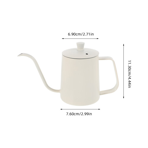 2Stk Handfilter Kaffeekanne Mit Tülle Und Deckel 2