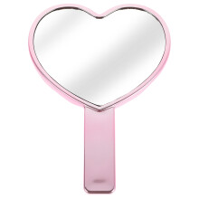 Tragbarer Herzförmiger Handspiegel Für Make-up, Und Kinder