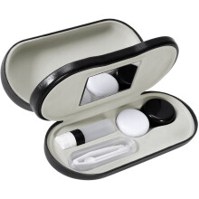 2 Sets Doppelschicht Brillenetui Tragbarer Mehrzweck-Brillenorganizer