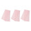 3Pcs Pink Polyester Bath Scrubbers Exfoliating Back and Body Towels 1