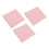 3Pcs Pink Polyester Bath Scrubbers Exfoliating Back and Body Towels 9
