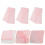 3Pcs Pink Polyester Bath Scrubbers Exfoliating Back and Body Towels 7