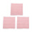 3Pcs Pink Polyester Bath Scrubbers Exfoliating Back and Body Towels 5