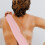 3Pcs Pink Polyester Bath Scrubbers Exfoliating Back and Body Towels 10