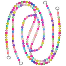 2Stk Handyketten Perlen Schlüsselband Armband Mit Aufhängeseil