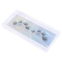 1 Paar Kunstwimpern Gliederwimpern Make-up-Hilfsmittel (Schwarz)