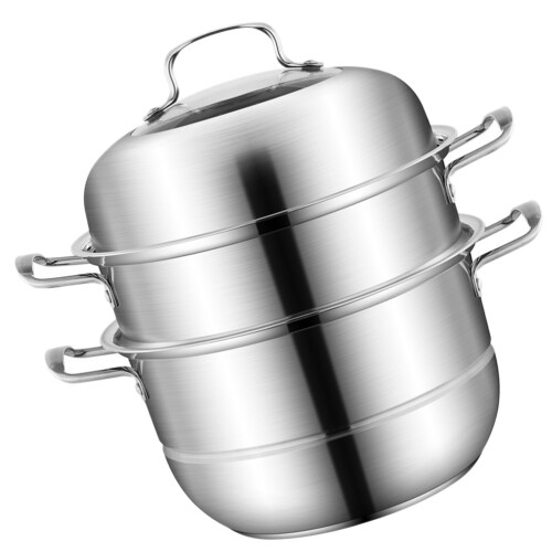1 Topf Faltbarer Dämpftopf Silber 2
