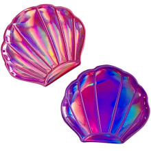 16 Faltbarer Schalenform Kosmetikspiegel Zufällige Farbe
