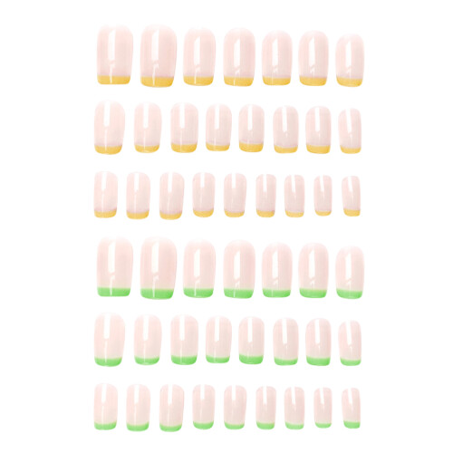 2 Conjuntos De Autocolantes Para Unhas Postiças Decorativas