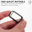 2Stk Schwarze Tpu Smartwatch Schutzhülle . Displayschutz 10