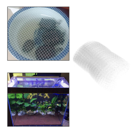 Mesh Aquarium Schirmnetz Fischbecken Luft Schutz 2
