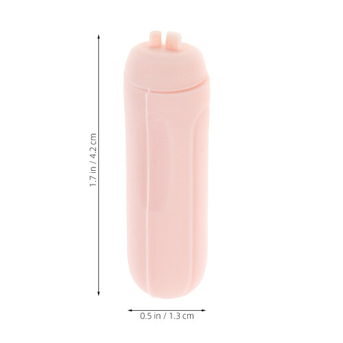 2 Unidades Canetas Carimbo Para Unhas Com Silicone Tinta Rosa 1