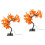 2 Unidades Árvore Artificial USB Centro 6