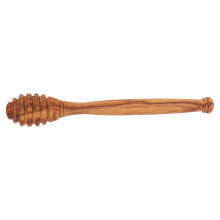 Khaki Olive Wood Honey Dip Stirrer Jam Coffee Syrup Stick