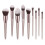 9Stk Makeup Set Holzgriff Kosmetik Bürsten Für 8