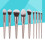 9Stk Makeup Set Holzgriff Kosmetik Bürsten Für 9