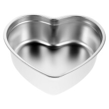 2Stk Schüssel Herzförmiges Dip Tablett Für Snacks