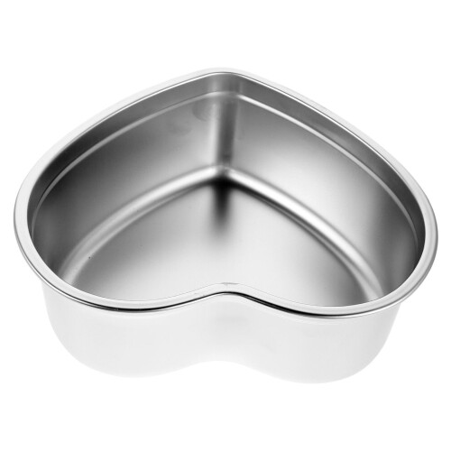2Stk Schüssel Herzförmiges Dip Tablett Für Snacks 2