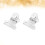 20 Stuks Manicure Verlengingsklemmen Transparant 10