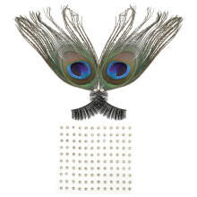 4 Paar Kunstwimpern Festival Wimpern Dekorative Bühnenkunstwimpern