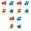12 Form Anhänger Wanddekoration Ornament 4