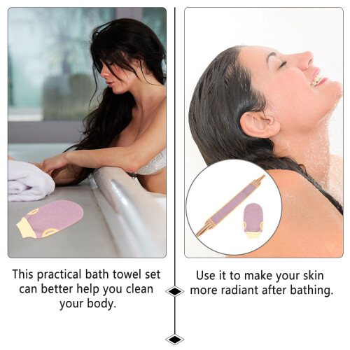 2Stk. -Peeling- , Badehandschuh-Set, Körperpflege 1