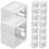 30Stk Blind Befestigungswinkel Halteklammer Halter Mini 7
