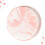 1St Keramik Marmorierung Ring Schale Tablett Pink Rund 4