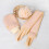 Set Bade- - Mit Badekugel, -Strip Und Badetuch Hellrosa 3