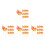 40 Feuer-Cupcake-Toppers Für -Lkw-Party 6