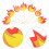 40 Feuer-Cupcake-Toppers Für -Lkw-Party 11