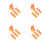 40 Feuer-Cupcake-Toppers Für -Lkw-Party 8