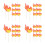 40 Feuer-Cupcake-Toppers Für -Lkw-Party 10