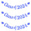 3 Sets Abschlussbanner 2024 Für Feier Und 10
