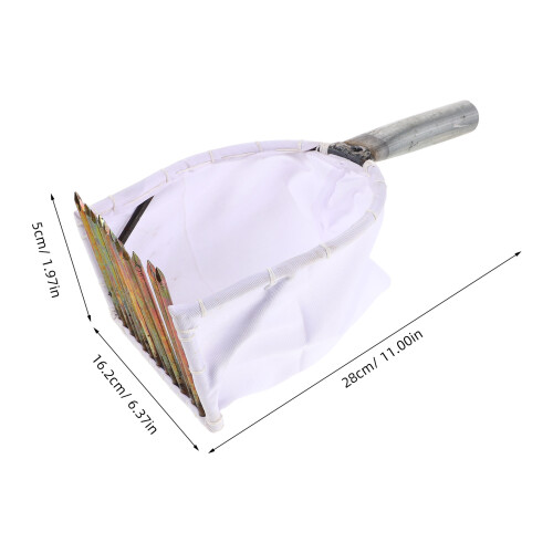 Berry Rake Picker Metall Mit Ergonomischem Und Korb 1