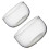 2 Piezas Vidrio Transparente Para Ensalada 8