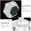 3Pcs De Para Unhas Cristal Com Tampa 9