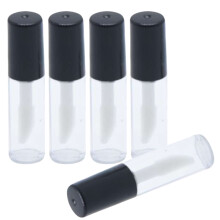 50 Unidades 1,5 Ml Tubo Transparente Mini Batom Hidratante Vazio