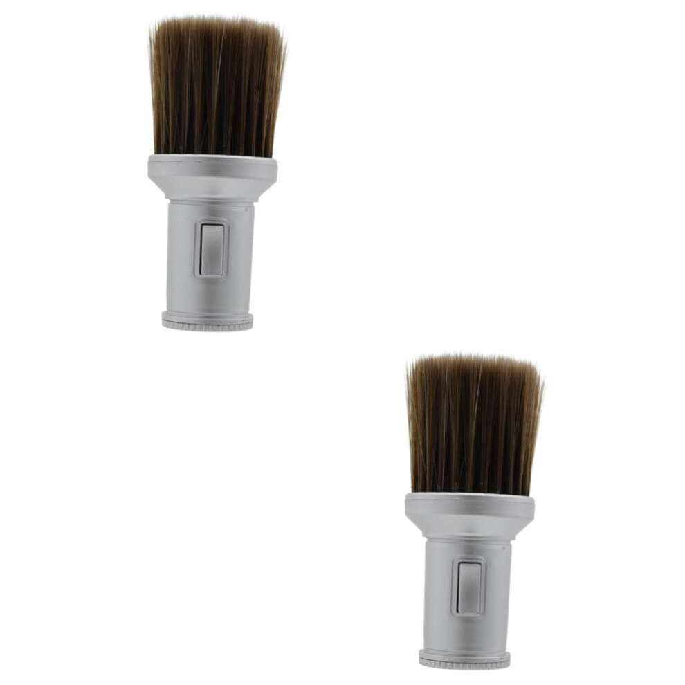 Barber Hair Brush 2-Pack, Multipurpose Shaving Brush, For Curly Hair, Dust Cleaning Duster