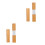 4Pcs DIY Bamboo Lipstick Tubes Light Brown Empty Lip Gloss Holders 9