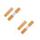4Pcs DIY Bamboo Lipstick Tubes Light Brown Empty Lip Gloss Holders 7