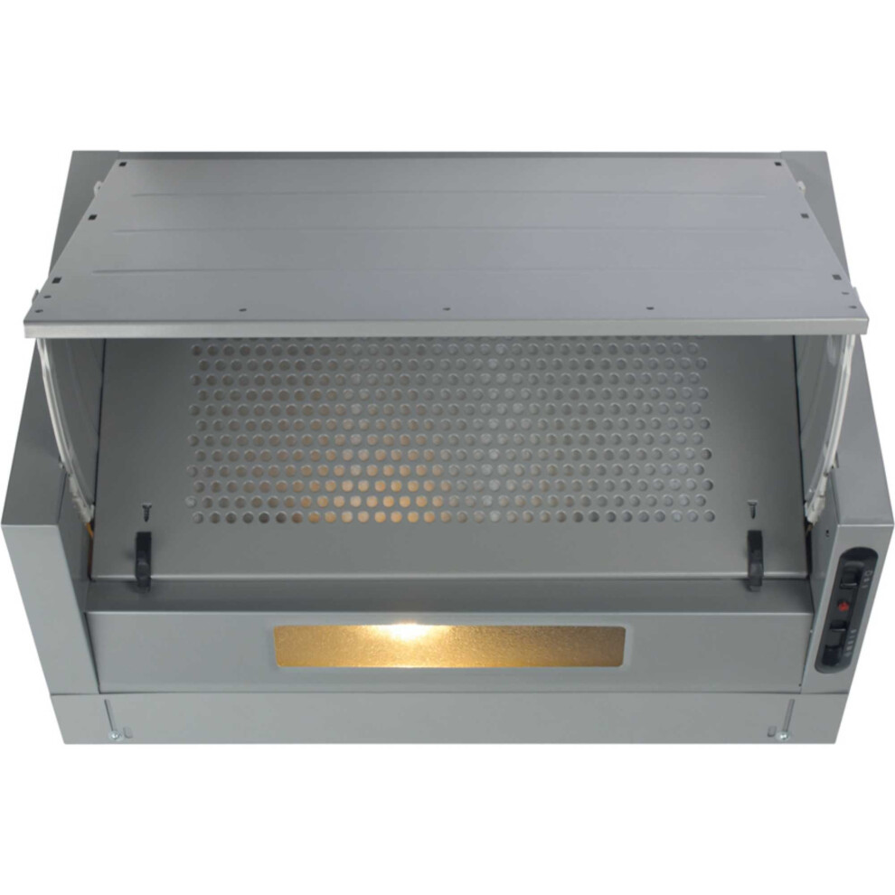CDA EIN60SI Built In 60cm 3 Speeds B Chimney Cooker Hood Silver