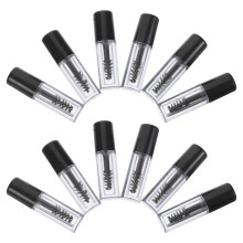 12St Mini Mascara Tube: Transparente Leere Mit Bürstchen 0,8Ml