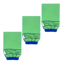 3Stk Badehandschuhe Rückenwasch Schaumbildende Badehandtücher