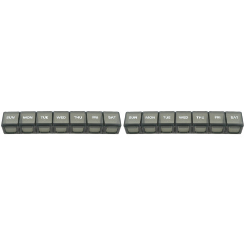 2Stk Pillendose Transparent 1