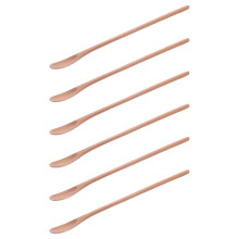 6Stk Holz Rührspatel Langstiel Für Tee Getränke