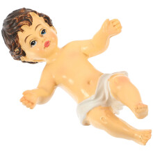 Figurita De Bebé Jesús Para Escritorio Decoración De Adorno